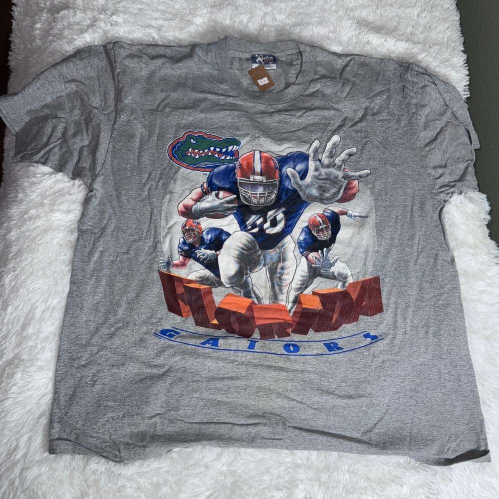 Lee Sport Florida Gators Mens XXL Graphic T-Shirt NCAA Football Vintage 90s